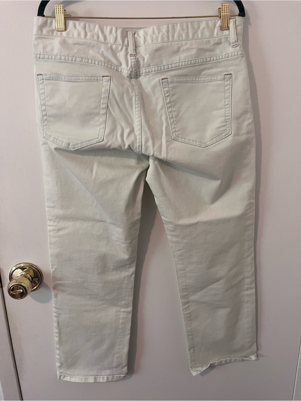 GAP Women’s Light Wash Pencil Cut Cropped Stretch Denim Blue Jeans Size 12